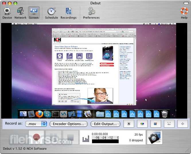 Screen capture video mac